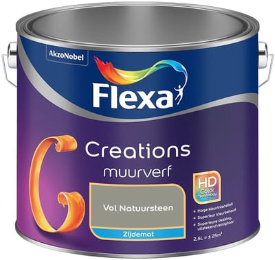 Flexa - Creations Muurverf Zijdemat - Vol Natuursteen - Mengverf - 2,5 L