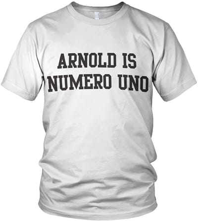 Hybris Arnold Is Numero Uno T-shirt SH-1-15367-H9-13