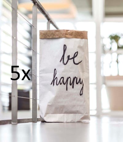 5x Papieren Zak XL - 55x65x25 cm