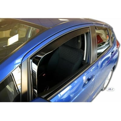 Déflecteurs d'air - J&J AUTOMOTIVE - Honda Jazz 4 - Fumé - Acrylique renforcé - Installation facile