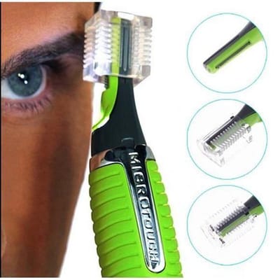 Homme Oreille Nez visage cou Sourcils Tondeuse lumières LED Rasoir Clipper Nettoyeur