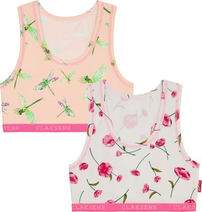 Claesen's 2 Pack Meisjes Croptop - Maat 92