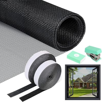 Vliegengaas Ramen - Insectenwering Hor - Raam Bescherming - Kattenbestendig Glasvezel - 100x200 cm