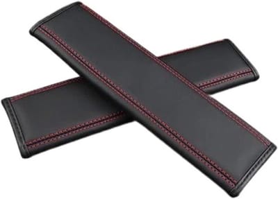 Gordelkussen Set - Schouderbeschermers - Comfortabel Rijden - Zacht Huidvriendelijk Materiaal - 2 Stuks - Zwart