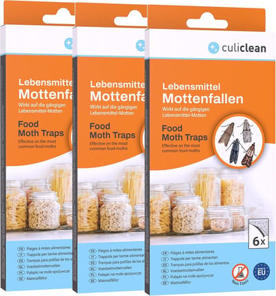 Fruitvliegjes Vanger - Moth Trap Set - Insecticidevrije Plakval - Maximale Aantrekkingskracht - Eenvoudig in Gebruik - Voor Keukens