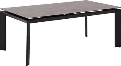 Goossens Eliana Eettafel - Keramiek - 200 x 76 x 100 cm - Rechthoek - grijs