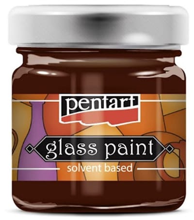 Pentart Glasverf Solvent Basis 30 ml Rood