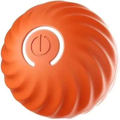 Pluche Slimme Hondenbal Interactief Speelgoed Rollende Stuiterende Zwaartekrachtbal Huisdier Trainingsbenodigdheden Hondentoebehoren Huis oranje