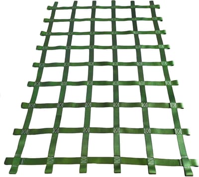 Klimnet - Speelnet - Buiten spelen - Versterkte stiksels - 25 x 25 m - Zwart