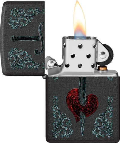 Aansteker Zippo Heart Dagger Tattoo
