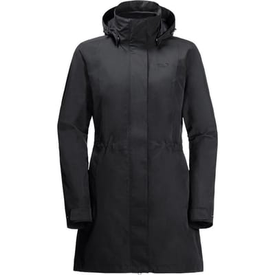 Jack Wolfskin - maat XS -Ottawa Outdoorjas Dames - Black
