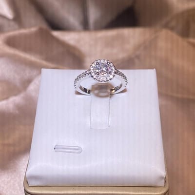 Style Anneau Mouchoir Femme Style Coréen Luxe Micro Incrustation Anneau Alliance No. 10
