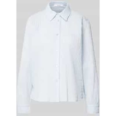 Regular fit overhemdblouse met smokdetails, model 'Finnea'