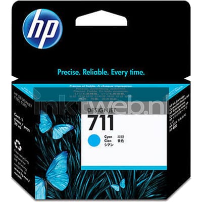 Inktcartridge hp cz130a 711 blauw