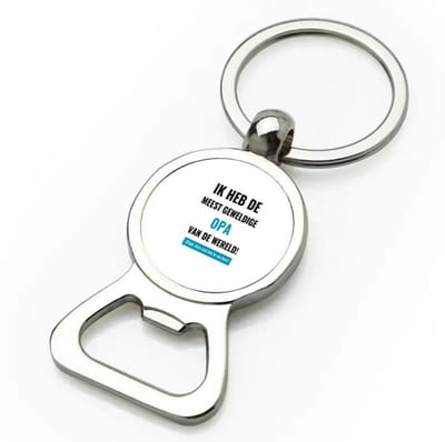 Akyol - ik heb de meest geweldige opa van wereld (klopt, deze mok heb ik van hem) flesopener - Opa - de meest geweldigste opa - verjaardagscadeau - verjaardag - cadeau - cadeautje voor opa - opa artikelen - kado - geschenk - gift - 9 bij 3 cm