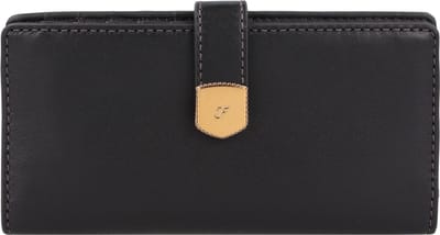 Fossil Lennox Portemonnee Leer 16.5 cm - Dames - Staand formaat - black