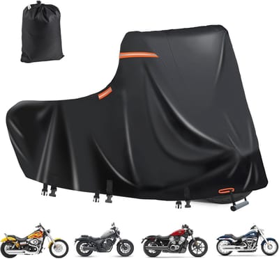 Waterdicht Afdekzeil voor Scooter - 600D, Met Ventilatie en Reflecterende Strepen (3XL)