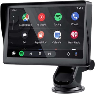 Navigatiesysteem 7 Inch Geschikt voor Apple CarPlay (Draadloos) en Android Auto – Touchscreen - 2023 Model Autoradio - Universeel Geschikt voor alle Auto's