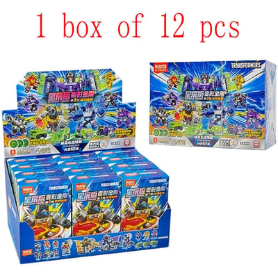 Originele Blokees Transformers Defender Versie Vol.4 Serie Blind Box Anime Merchandise Bouwspeelgoed Verzamelbaar Figuur Leuke Cadeaus