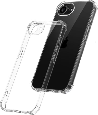 Hoesje geschikt voor iPhone 16e backcover Shockproof siliconen Transparant