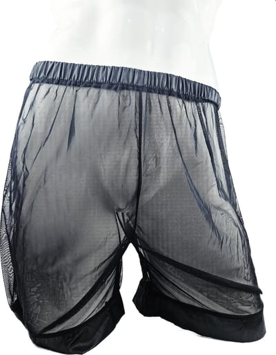BamBella ® - Boxer short - Maat S/M - Sexy Zwart Erotische kant doorzichtige onderbroek Heren