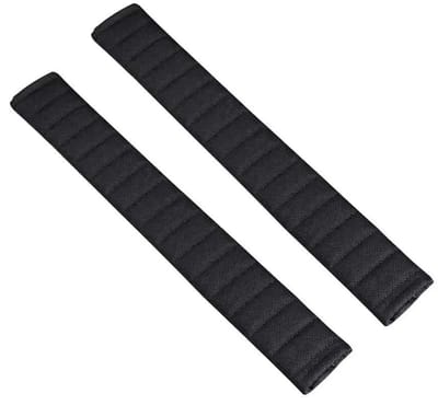 Gordelbeschermer Zwart Extra Lang 48 cm - Zachte Gordelhoezen 2 stuks - Gordelkussen - Kasey Products