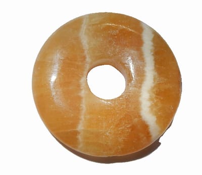 Geel Calciet Donut Hanger