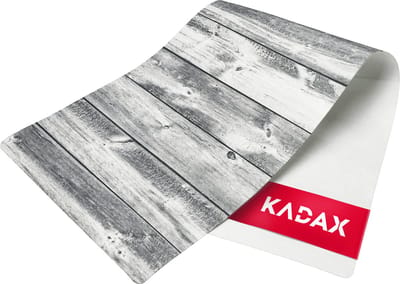 KADAX Tafelloper van vilt, robuuste vilten loper, tafelband, onderhoudsvriendelijke loper voor keukentafel, woonkamer, eetkamer, tafeldecoratie, tafelloper, vilten tafelloper (zilver)