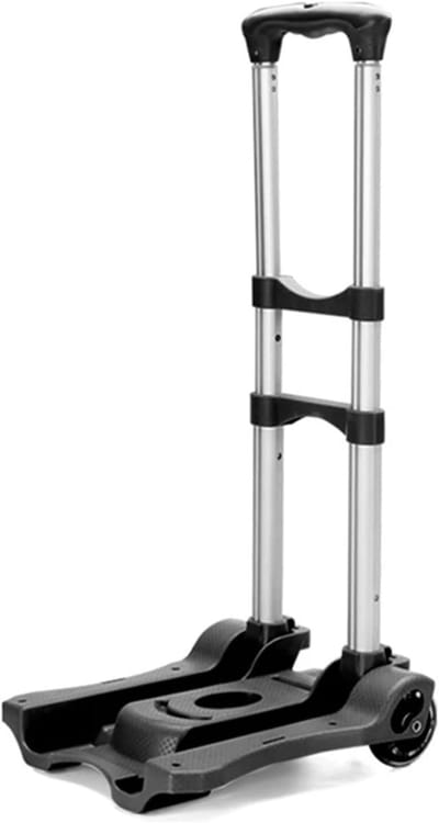 Handige Trolley - Vouwkar Bagagekar - Boodschappen Doen - Zwaar Belastbaar - Opvouwbaar - Zwart