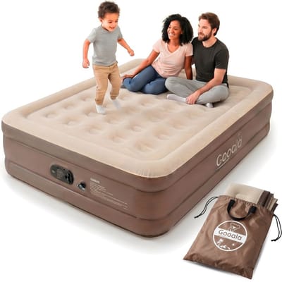 Gooala Cozy Luchtbed 2 Persoons - Luchtbed met ingebouwde Pomp - Extra hoog 200 x 150 x 45cm