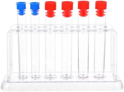 Testbuizen set voor laboratoriumgebruik, inclusief rek, ideaal voor experimenten en wetenschap