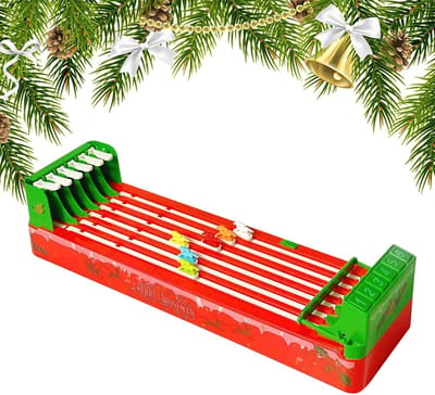 Bureauspel - Gezelschapsspel Familie - Avondentertainment - Draagbaar Ontwerp - 35 x 11 cm - Kerststijl