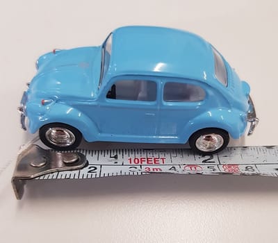 Die Cast P/B VW Classical Beetle 1967 4 ass kleur