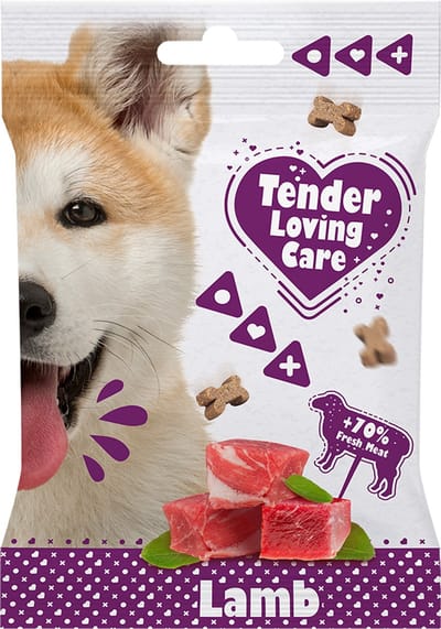 Duvoplus - Hondensnack - Hond - Tlc Soft Snack Lam 100g - Display - 1st