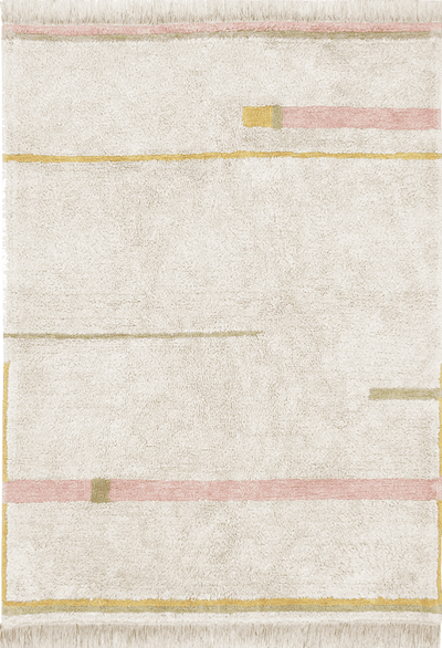 Lorena Canals Wasbaar katoen vloerkleed - Lanes Vintage Nude - 90cmx130cm
