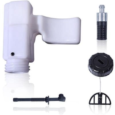 Vervangingsonderdelen geschikt voor de olietank van Stihl MS 170, MS 180, 017 en 018 kettingzagen, inclusief accessoires geschikt voor de olietank geschikt voor doppen, oliefilters en olieslangen.