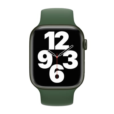 Apple Siliconen solobandje voor de Apple Watch | 38/40/41/42 mm - Maat 6 - Clover