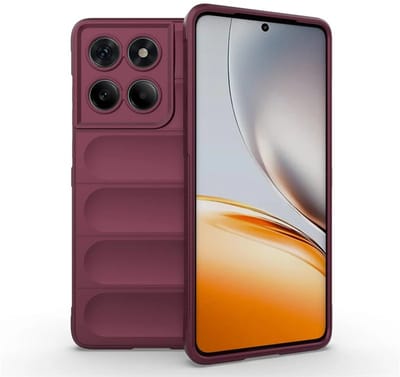 MobyDefend Hoesje - Geschikt voor Motorola Edge 60 / Motorola Edge 60 Fusion - TPU Gripcase - Donkerpaars