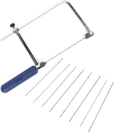 Set van 8 U-vormige zaagbladen van 4 inch voor houtbewerking, sieraden maken en modelbouw