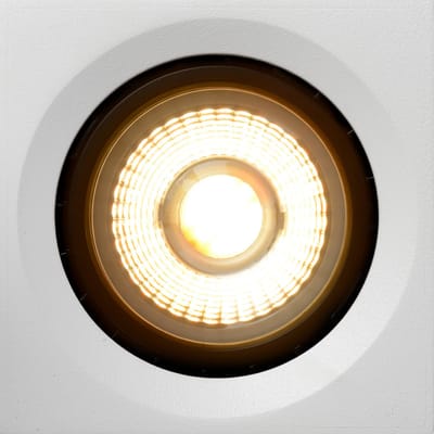 Lucide FEDLER - Plafondspot (Plafondlamp) - LED Dim to warm - GU10 (ES111) - 1x12W 2200K/3000K - Wit