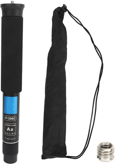 Dailygoods- Cameramonopod Uitschuifbaar 28-157 cm - Lichtgewicht Aluminiumlegering - Fotografie - Draagbare Selfiestick - Brede Toepassing