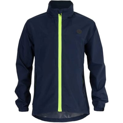 AGU GO Kids Regenjas Essential - Blauw - 128 - Meisjes & Jongens - Waterdicht & Ademend