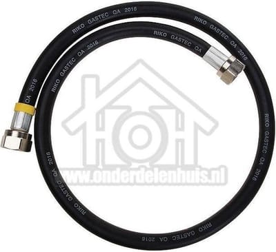 Easyfiks Gasslang Rubber flexibel voor los staande apparaten Gastec 100 cm met koppelingen SM2053