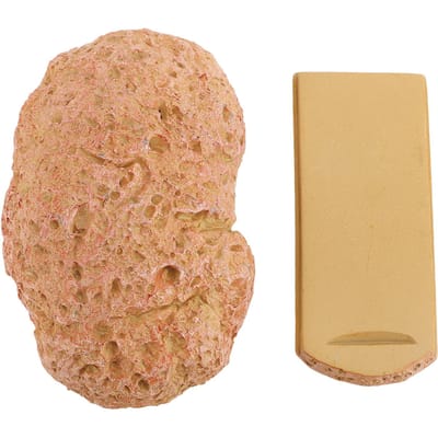 Boîte à clés fausse pierre résistante aux intempéries sécurité renforcée polyvalente résine pierre cache-clés boîte de rangement pour brown