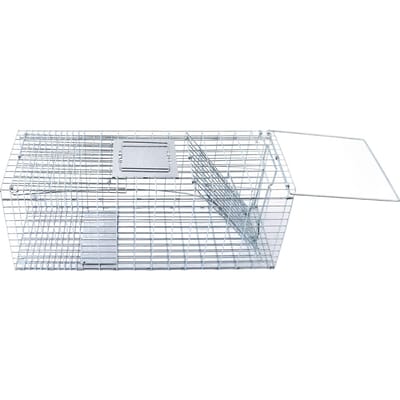Cage pliante pour chat en fil d'acier doux Cage pour chat portable légère en fil métallique pour petit moyen white
