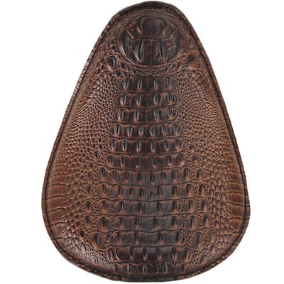 Coussin de siège solo rétro pour moto avec support de montage à ressorts, compatible avec Honda black