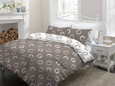 Sleepnight Dekbedovertrek Flanel Lieve Taupe - 270 x 200/220 cm + 2 kussenslopen - [Taupe]