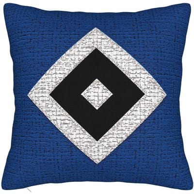 1887 HSV Club de Football Allemand Housse de Coussin Carrée Hamburgers SV Bundesligas Housses de Coussin Décor Personnalisé Housse de Coussin pour Siège 45x45cm 30x30cm