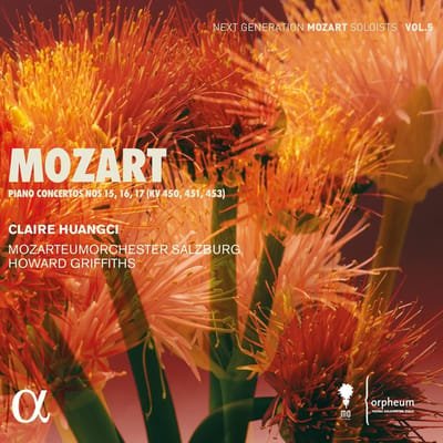 Claire Huangci, Das Mozarteum Orchester Salzburg, Howard Griffiths - Mozart: Piano Concertos Nos 15, 16, 17 (KV 450, 451, 453) (CD)