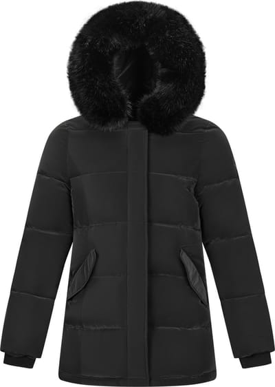 Paragoose Peepa GLOSSY Dames Winterjas - Black- Model 2025-Maat XS